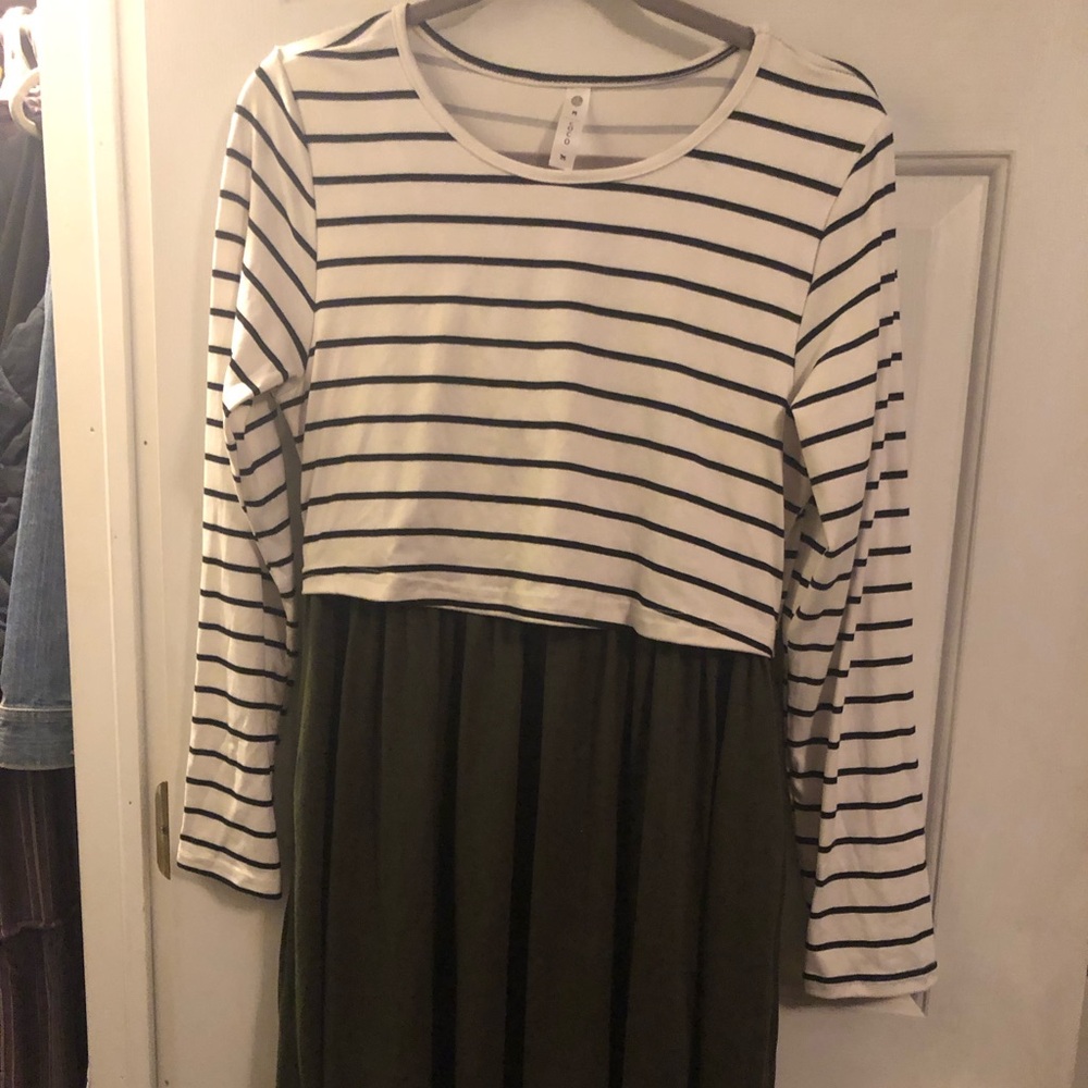 Nursing friendly dresses